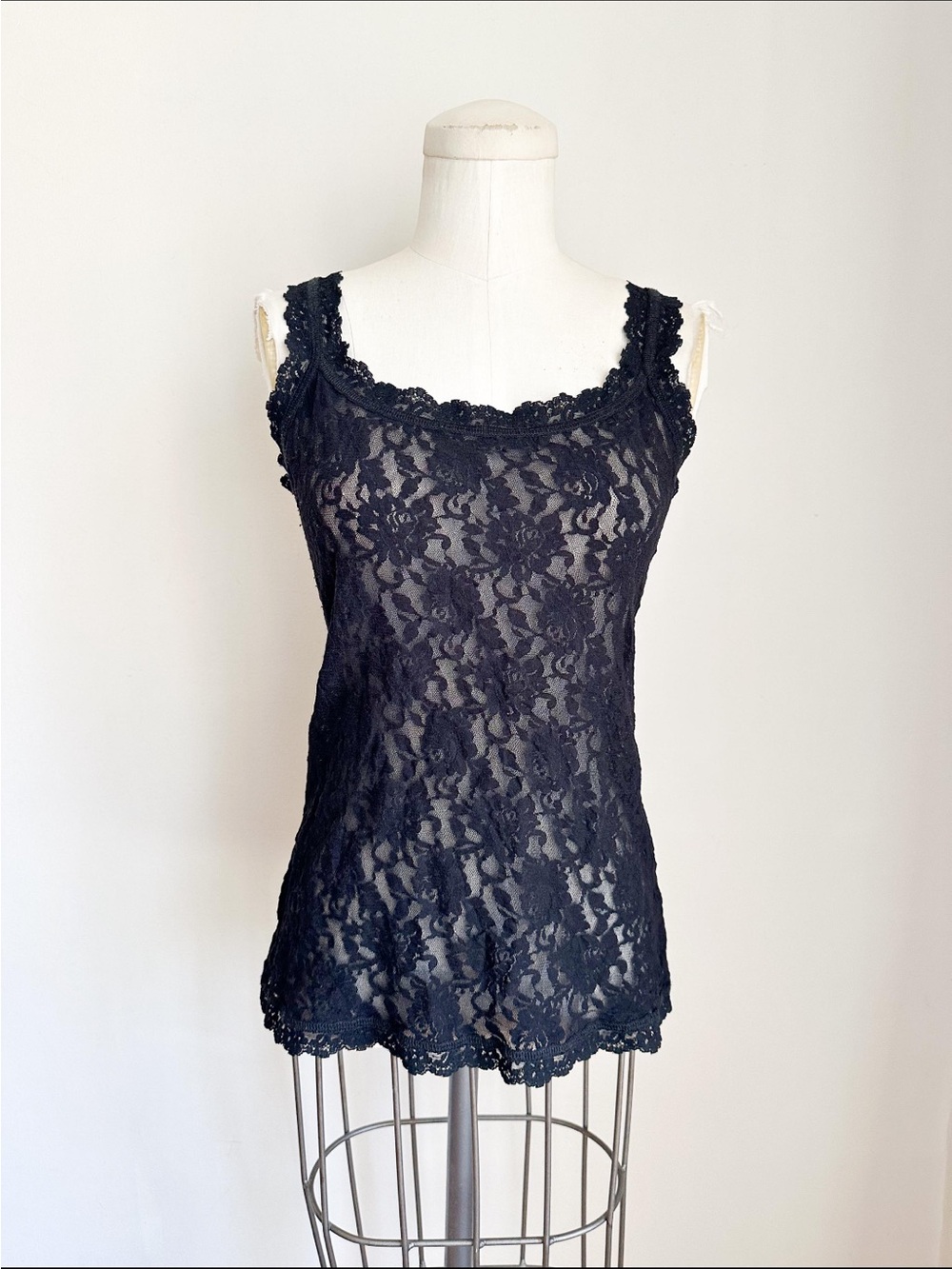 Vintage 2000s Black Lace Cami / S